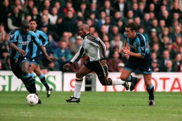 Framed Print : Paul Williams Outsmarts Dean Sturridge: A 90s Rivalry Moment - Coventry City vs Derby County Framed Print : Paul Williams Outsmarts Dean Sturridge: A 90s Rivalry Moment - Coventry City vs Derby County