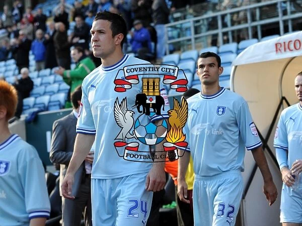Pre-Match Moment: Coventry City FC's Richard Wood and Conor Thomas at Ricoh Arena vs Burnley (2011)