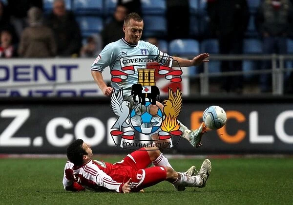 Red Card Drama: Sammy Clingan vs. Julio Arca in Coventry City vs. Middlesbrough (Npower Championship, 21-01-2012)