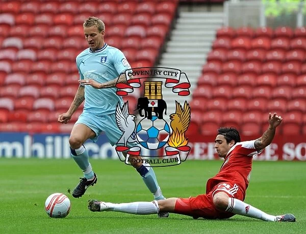 Rhys Williams vs. Carl Baker: Intense Battle at the Riverside - Coventry City vs. Middlesbrough, Football League Championship (2011)