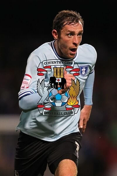 Richard Keogh in Action: Coventry City vs Derby County, Npower Championship, Ricoh Arena (19-09-2011)