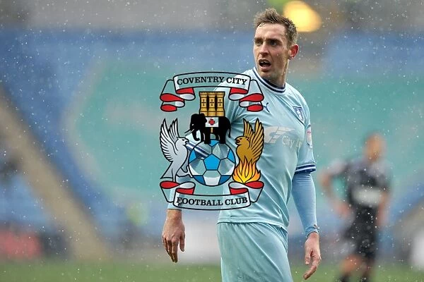 Richard Keogh in Action for Coventry City vs Ipswich Town, Npower Championship (04-02-2012)