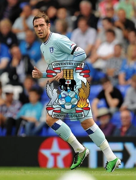 Richard Keogh of Coventry City Faces Off Against Birmingham City in Npower Championship Match at St. Andrew's - August 13, 2011