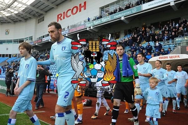 Richard Keogh Leads Coventry City in Championship Match against Hull City at Ricoh Arena (10-12-2011)