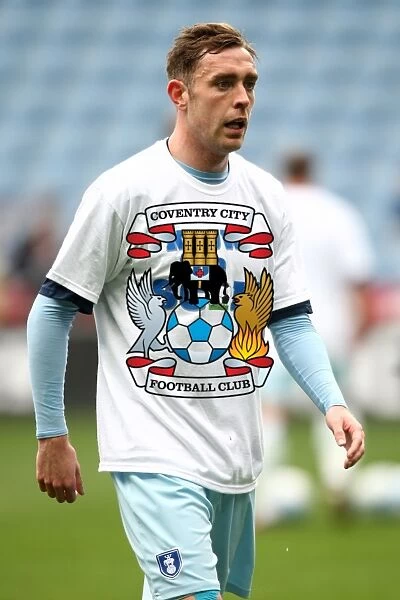 Richard Keogh's Pre-Match Routine: Gearing Up with Know the Score T-Shirt vs. Peterborough United (Npower Championship, 07-04-2012)