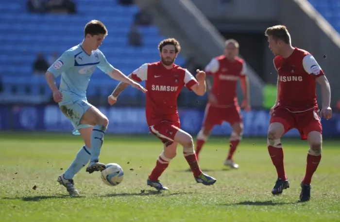 Framed Print : Rivalry at Ricoh Arena: Coventry City vs. Leyton Orient - Npower League One Clash (20-04-2013) - Philliskirk vs. Clarke Framed Print : Rivalry at Ricoh Arena: Coventry City vs. Leyton Orient - Npower League One Clash (20-04-2013) - Philliskirk vs. Clarke