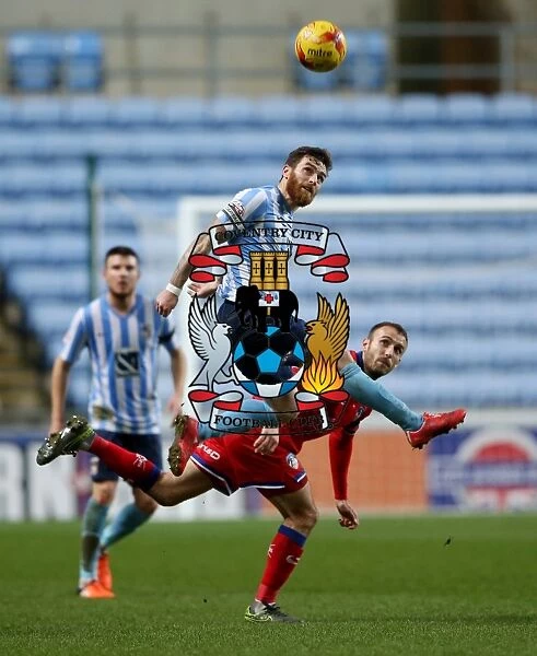 Romain Vincelot in Action: Coventry City vs Oldham Town, Sky Bet League One, Ricoh Arena