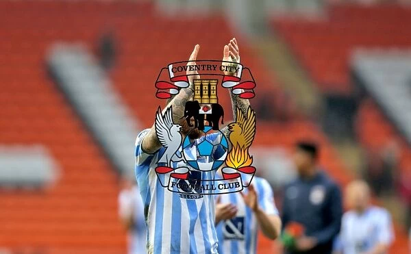 Romain Vincelot's Heartfelt Applause: Coventry City's Victory at Blackpool's Bloomfield Road (Sky Bet League One, 2015-16)