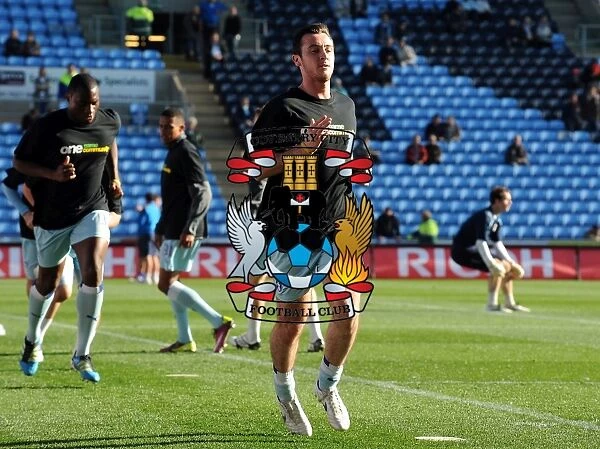 Roy O'Donovan's Focused Pre-Game Warm-Up at Ricoh Arena (Coventry City FC vs Burnley, Npower Championship, 22-10-2011)