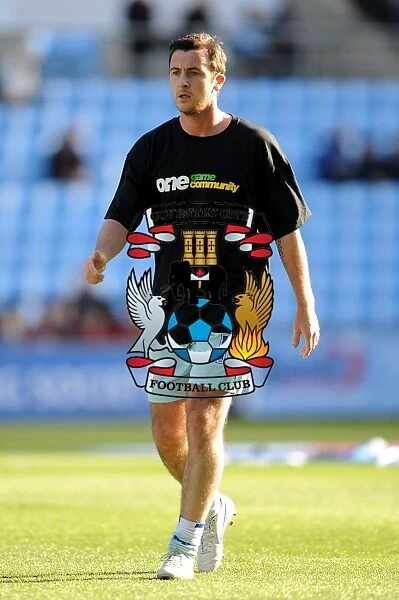 Roy O'Donovan's Pre-Match Ritual: Gearing Up Against Burnley in Coventry City FC's Championship Showdown (22-10-2011, Ricoh Arena)