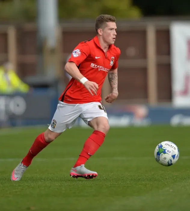 Framed Print : Ryan Kent in Action: Coventry City vs Bury - Sky Bet League One