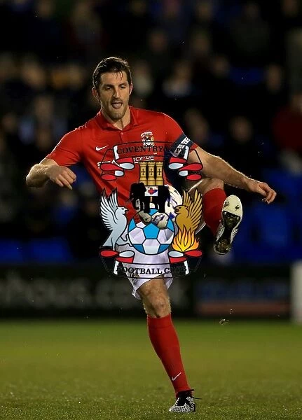 Sam Ricketts in Action: Coventry City vs. Shrewsbury Town, Sky Bet League One, Greenhous Meadow