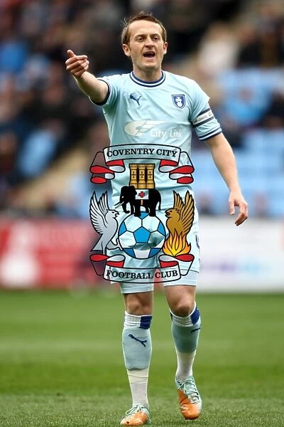 Sammy Clingan in Action: Coventry City vs Peterborough United, Npower Championship Showdown at Ricoh Arena (April 7, 2012)