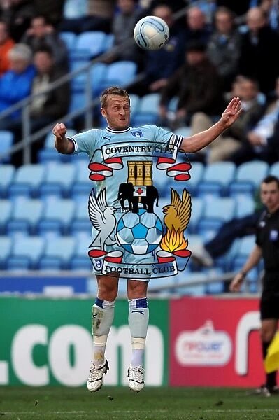 Sammy Clingan in Action: Coventry City vs Burnley, Championship 2011-12
