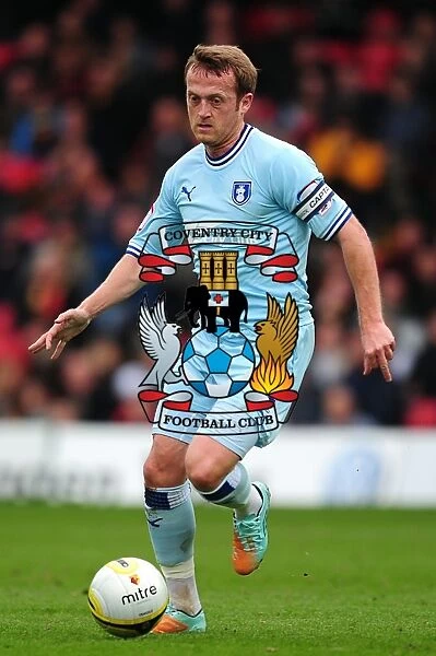 Sammy Clingan of Coventry City in Action against Watford (17-03-2012, Vicarage Road)
