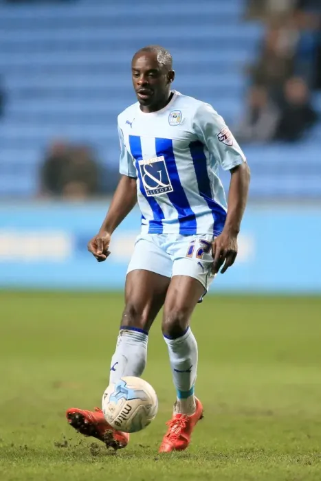 Framed Print : Sanmi Odelusi in Action: Coventry City vs. Bradford City, Sky Bet League One, Ricoh Arena Framed Print : Sanmi Odelusi in Action: Coventry City vs. Bradford City, Sky Bet League One, Ricoh Arena