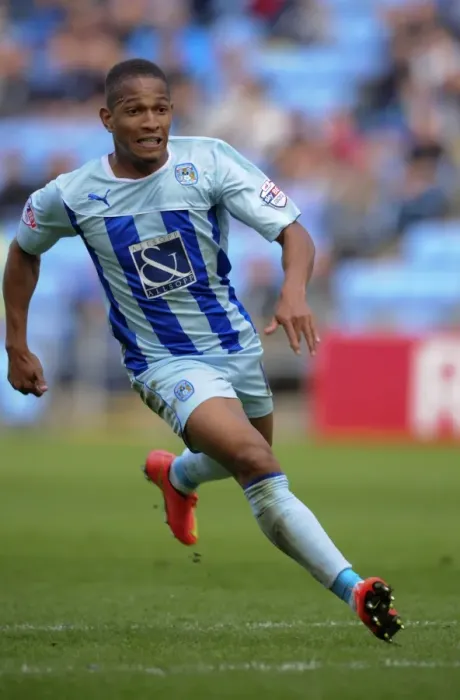 Framed Print : Simeon Jackson in Action: Coventry City vs Crawley, Sky Bet League One - Ricoh Arena Framed Print : Simeon Jackson in Action: Coventry City vs Crawley, Sky Bet League One - Ricoh Arena