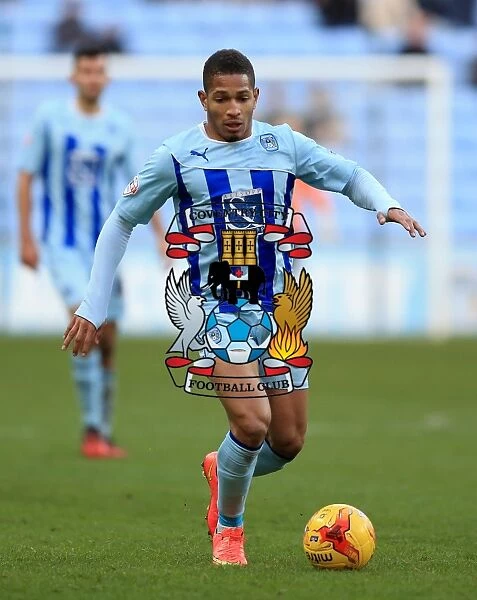 Simeon Jackson Scores the Winning Goal for Coventry City Against Chesterfield in Sky Bet League One at Ricoh Arena