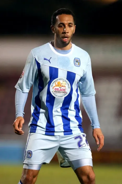 Framed Print : Sky Bet League One Showdown: Coventry City vs Stevenage - Anton Robinson's Action-Packed Performance at Sixfields Stadium Framed Print : Sky Bet League One Showdown: Coventry City vs Stevenage - Anton Robinson's Action-Packed Performance at Sixfields Stadium