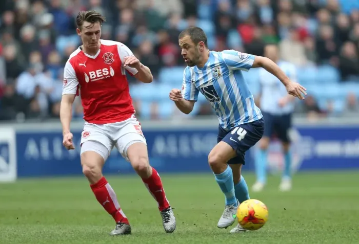 Framed Print : Sky Bet League One Showdown: Coventry City vs Fleetwood Town at Ricoh Arena Framed Print : Sky Bet League One Showdown: Coventry City vs Fleetwood Town at Ricoh Arena
