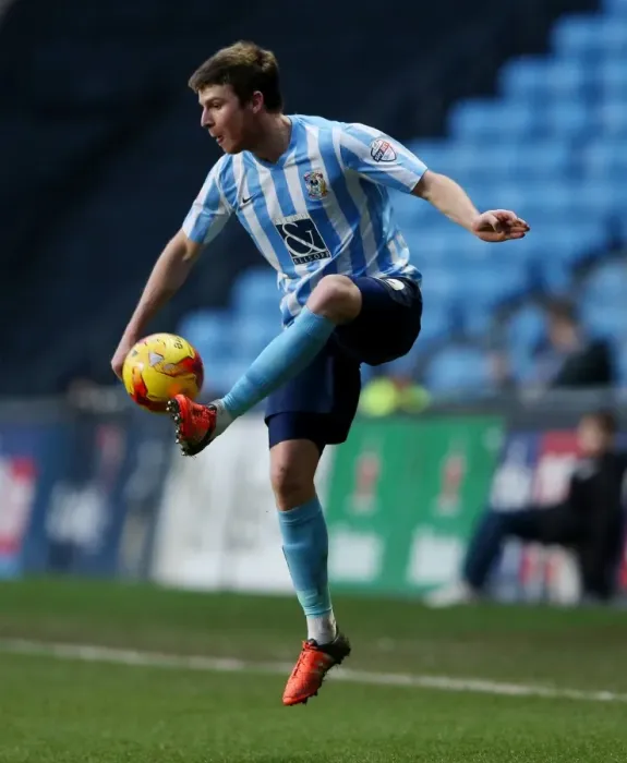 Framed Print : Sky Bet League One Showdown: Coventry City vs Scunthorpe United - Chris Stokes in Action (Ricoh Arena) Framed Print : Sky Bet League One Showdown: Coventry City vs Scunthorpe United - Chris Stokes in Action (Ricoh Arena)