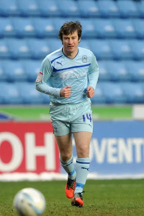 Framed Print : Stephen Elliott Scores: Coventry City vs Oldham (Npower League One) at Ricoh Arena