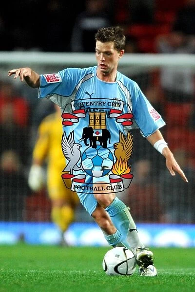Stephen Hughes at Old Trafford: Coventry City's Battle in the Carling Cup Third Round Against Manchester United (September 2007)