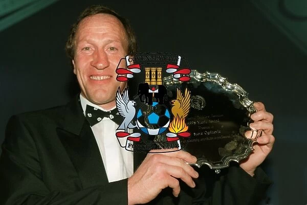 Steve Ogrizovic Wins Coventry City's Merit Award at PFA Player of the Year Awards, London