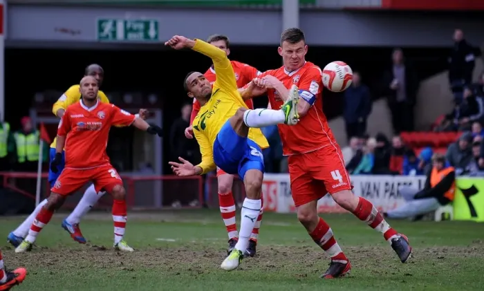Framed Print : Tight Call: Wilson's Dramatic Goal Attempt vs. Walsall in Coventry City's Football League One Battle Framed Print : Tight Call: Wilson's Dramatic Goal Attempt vs. Walsall in Coventry City's Football League One Battle