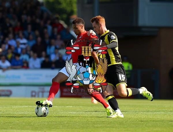 Tom Naylor vs Jacob Murphy: Intense Tackle in Sky Bet League One Clash Between Burton Albion and Coventry City