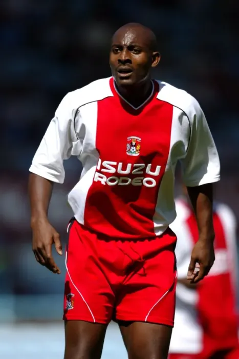Framed Print : Unforgettable Dele Adebola: Coventry City vs. Wolverhampton (02-08-2003) Framed Print : Unforgettable Dele Adebola: Coventry City vs. Wolverhampton (02-08-2003)