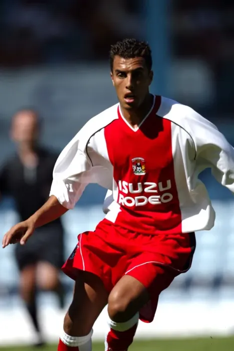 Framed Print : Yazid Mansouri in Action: Coventry City vs. Wolverhampton Wanderers (August 2, 2003) Framed Print : Yazid Mansouri in Action: Coventry City vs. Wolverhampton Wanderers (August 2, 2003)