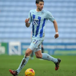 Aaron Martin in Action: Coventry City vs Walsall, Sky Bet League One at Ricoh Arena Aaron Martin in Action: Coventry City vs Walsall, Sky Bet League One at Ricoh Arena