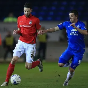 Aaron Martin of Coventry City Outruns Aaron Williams of Peterborough United at ABAX Stadium - Sky Bet League One Aaron Martin of Coventry City Outruns Aaron Williams of Peterborough United at ABAX Stadium - Sky Bet League One