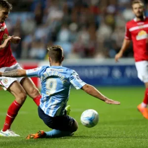 Adam Armstrong Scores Coventry City's Second Goal in Sky Bet League One Match Against Crewe Alexandra (Ricoh Arena)