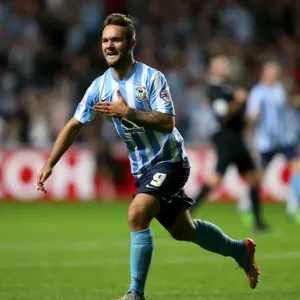 Adam Armstrong Scores His Second Goal: Coventry City's Victory Over Crewe Alexandra in Sky Bet League One