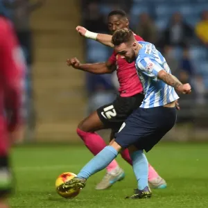 Adam Armstrong's Winning Goal: Coventry City Secures Victory Over Peterborough United in Sky Bet League One (RICOH Arena) Adam Armstrong's Winning Goal: Coventry City Secures Victory Over Peterborough United in Sky Bet League One (RICOH Arena)