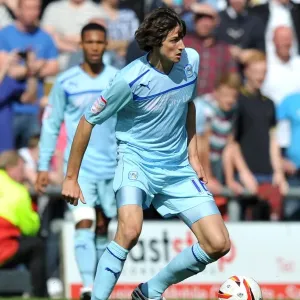 Adam Barton in Action: Coventry City vs Crewe Alexandra, Football League One (September 1, 2012)