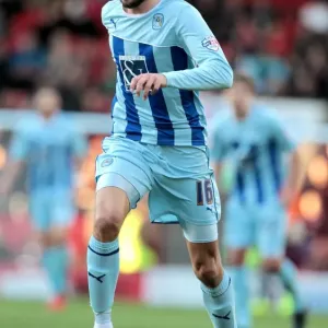 Adam Barton in Action: Coventry City vs Leyton Orient, Sky Bet League Championship Adam Barton in Action: Coventry City vs Leyton Orient, Sky Bet League Championship