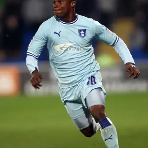 Alex Nimely vs. Cardiff City: A Fierce Face-Off at Npower Championship Match (21-03-2012)