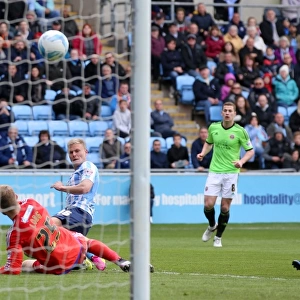 Andy Rose Scores Coventry City's Second Goal Against Sheffield United in Sky Bet League One (Ricoh Arena)