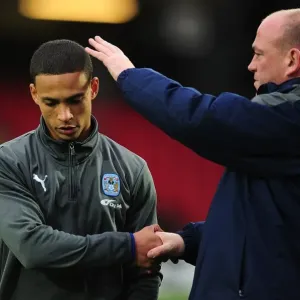 Andy Thorn and Jordan Clarke: Celebrating Coventry City's Triumph over Watford in the Championship (17-03-2012) Andy Thorn and Jordan Clarke: Celebrating Coventry City's Triumph over Watford in the Championship (17-03-2012)