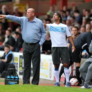 Andy Thorn and Richard Shaw Giving Instructions: Coventry City's Pre-Season Preparation at Accrington Stanley's Crown Ground Andy Thorn and Richard Shaw Giving Instructions: Coventry City's Pre-Season Preparation at Accrington Stanley's Crown Ground