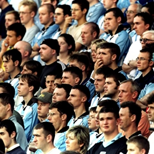 Anxious Coventry City Fans Watch Their Struggling Side Against Bottom-Ranked West Ham United in FA Carling Premiership