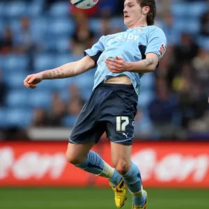 Aron Gunnarsson in Action for Coventry City against Reading at Ricoh Arena (Championship 2009) Aron Gunnarsson in Action for Coventry City against Reading at Ricoh Arena (Championship 2009)