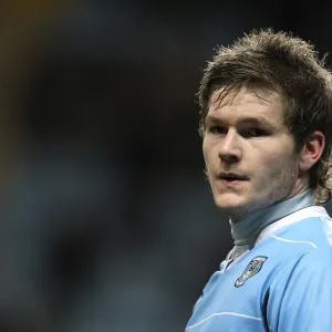 Aron Gunnarsson in Action: Coventry City vs. Nottingham Forest (Championship, 01-02-2011) - Ricoh Arena