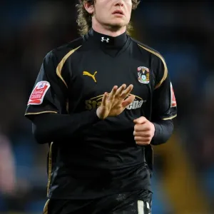 Aron Gunnarsson of Coventry City Faces Off Against Crystal Palace in Championship Match at Selhurst Park (07-04-2009) Aron Gunnarsson of Coventry City Faces Off Against Crystal Palace in Championship Match at Selhurst Park (07-04-2009)