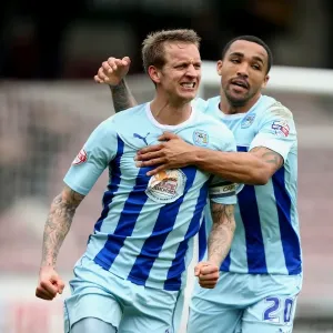 Baker and Wilson's Thrilling Goal Celebration: A Memorable Moment for Coventry City in Sky Bet League One Baker and Wilson's Thrilling Goal Celebration: A Memorable Moment for Coventry City in Sky Bet League One