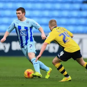 Battle for the Ball: A Clash between John Fleck and Jamie Allen in Coventry City vs. Rochdale (Sky Bet League One) Battle for the Ball: A Clash between John Fleck and Jamie Allen in Coventry City vs. Rochdale (Sky Bet League One)