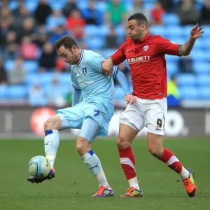 Battle for the Ball: Coventry City vs Barnsley, Npower Championship - Keogh vs Davies (2012) Battle for the Ball: Coventry City vs Barnsley, Npower Championship - Keogh vs Davies (2012)